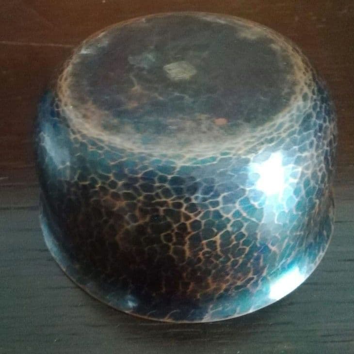 逸品　玉川堂　鎚起銅器　兎図紋　香炉　花活け　灰皿　和骨董　アンティーク