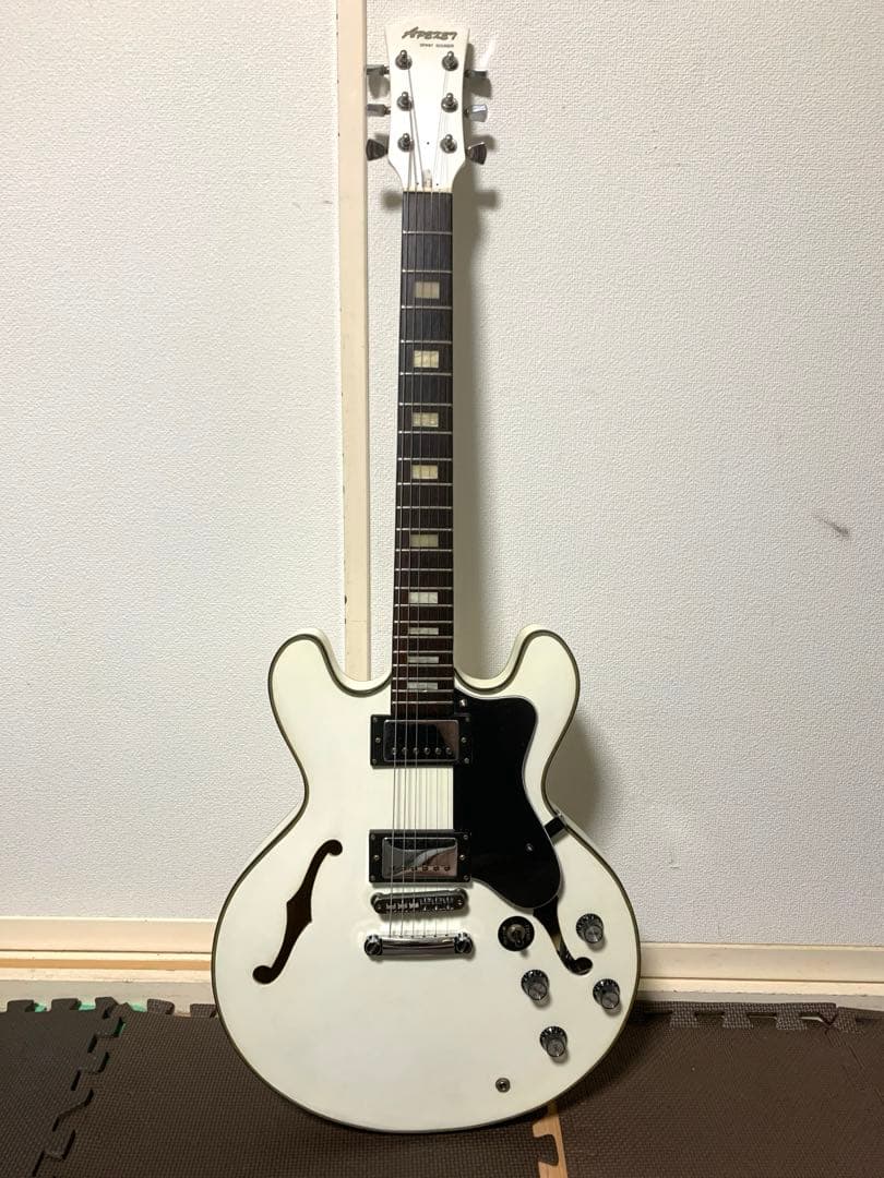 APEXE7 SPRIT SOUNDS セミアコ 白 希少 レア ジャンク