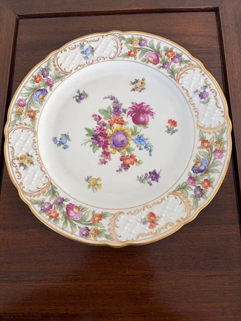 シューマンババリア・ドレスデンフラワー7枚セット