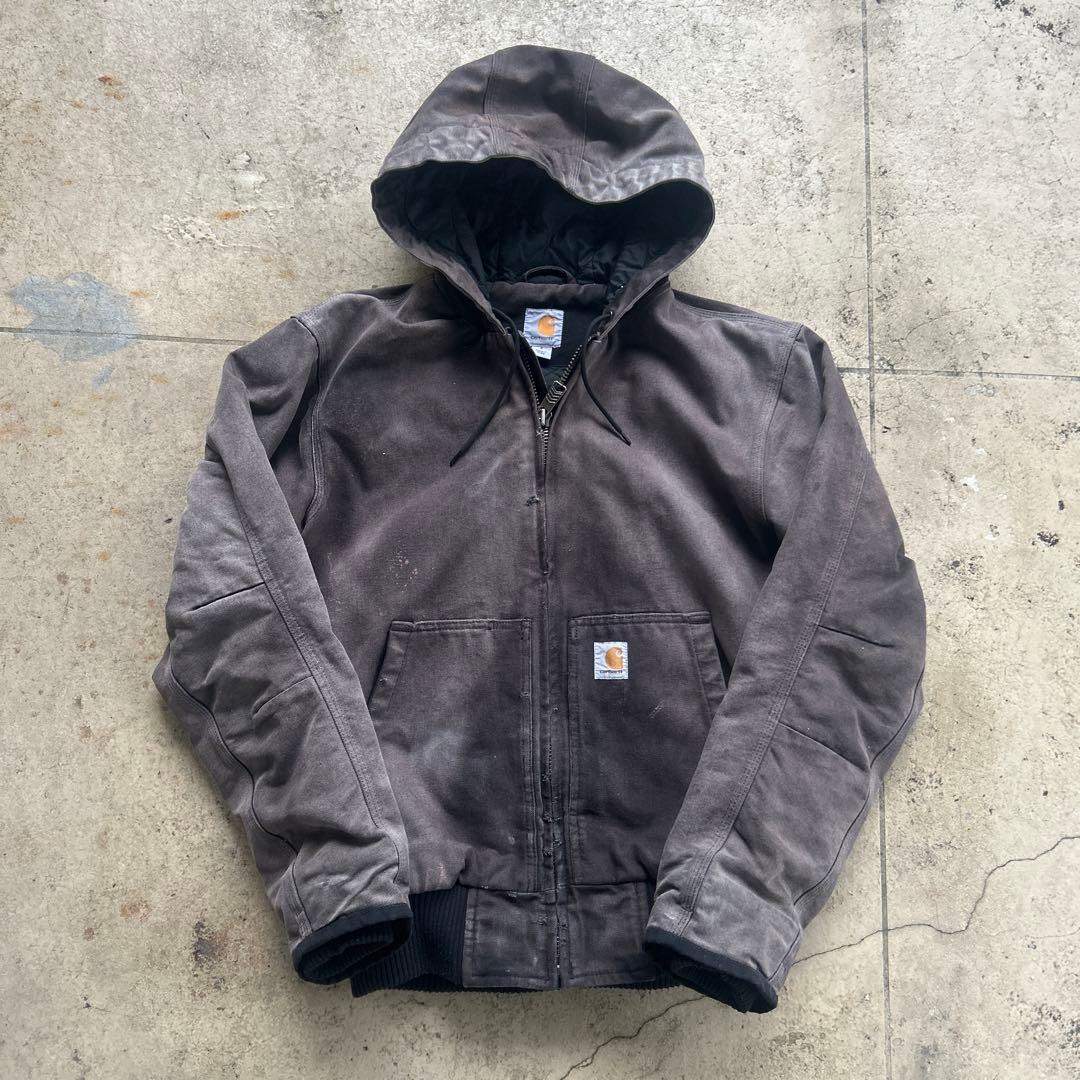 南無阿弥陀仏 Carhartt アクティブジャケット 鬼フェード 黒 S