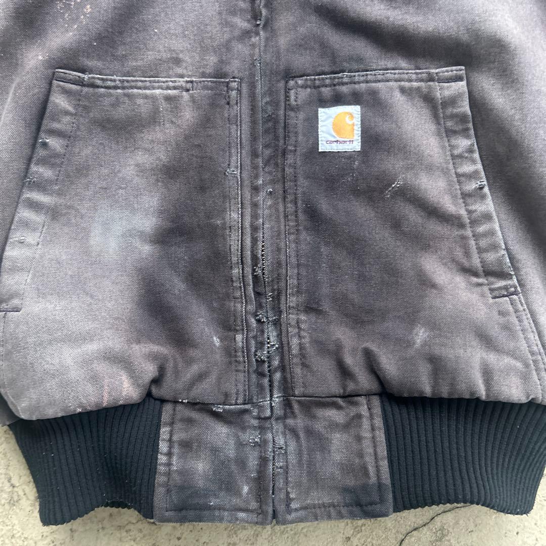 南無阿弥陀仏 Carhartt アクティブジャケット 鬼フェード 黒 S