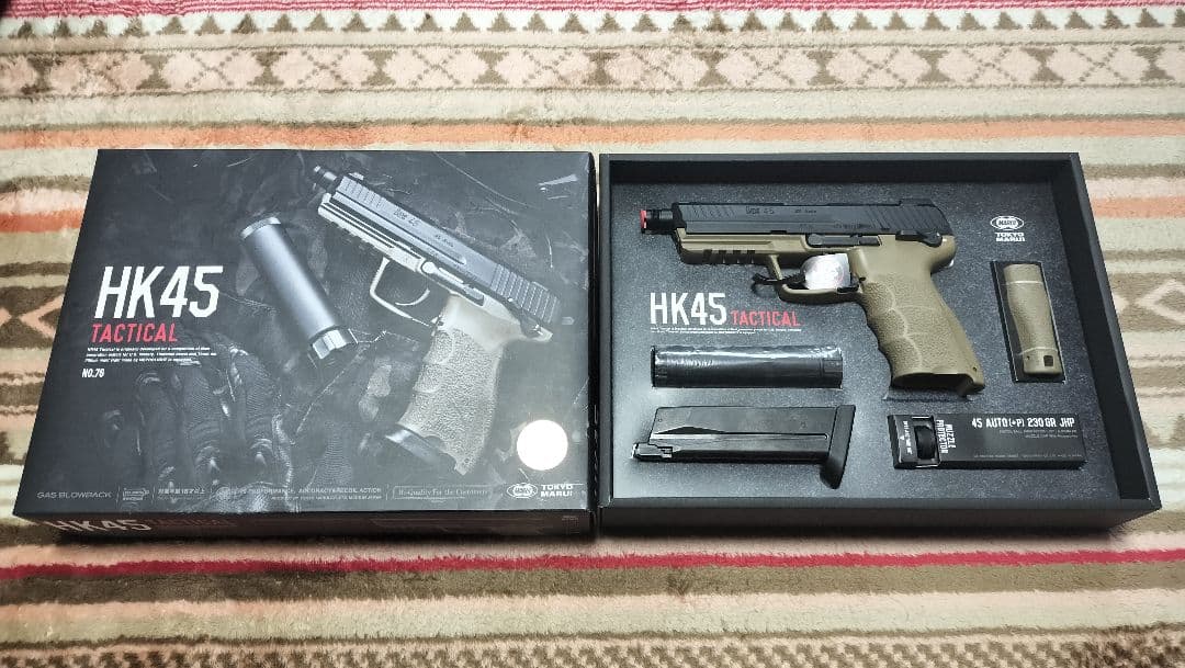 東京マルイ HK45タクティカル タンカラー 美品