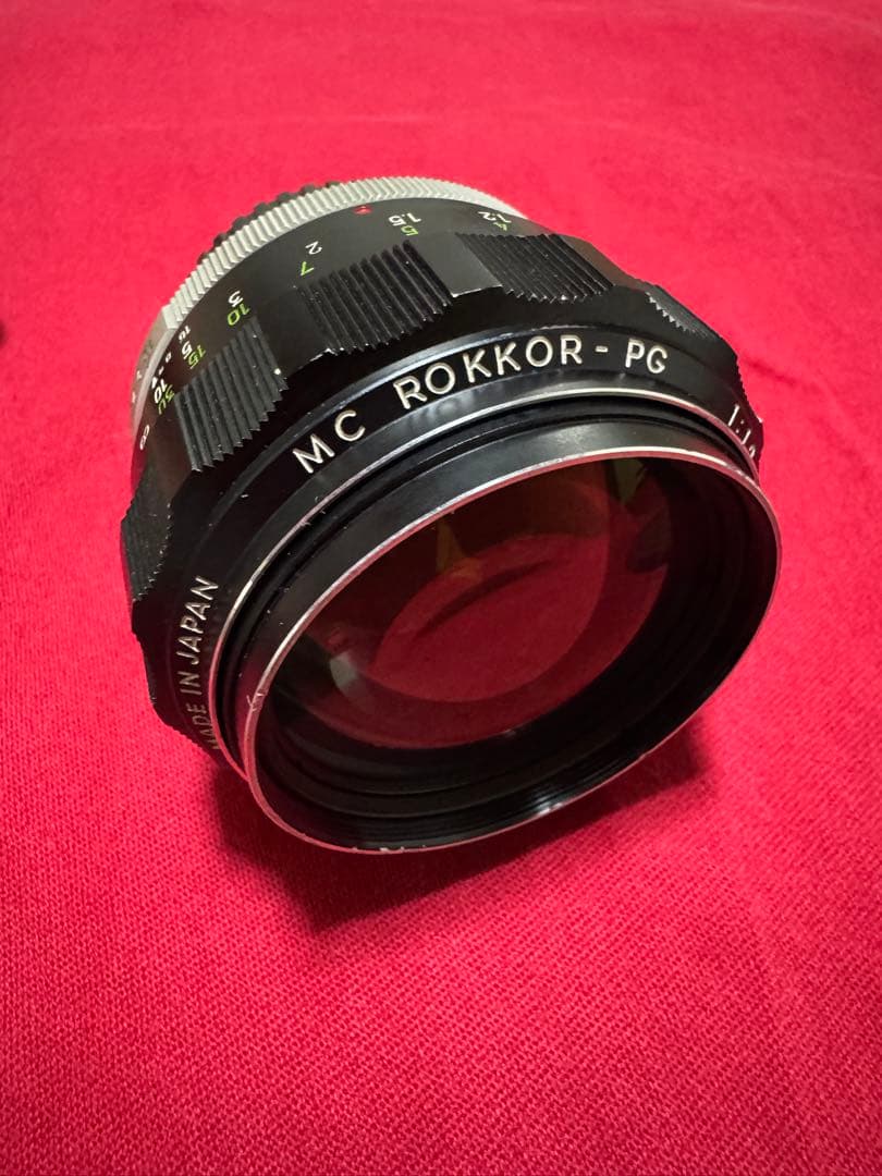 美品　MC-ROKKOR PG 58mm F1.2 前期型　ロッコール