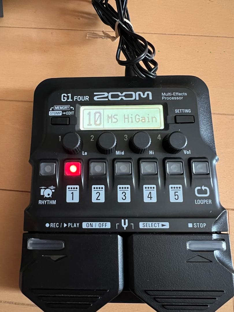 ZOOM G1 FOUR マルチエフェクター 専用アダプター付属