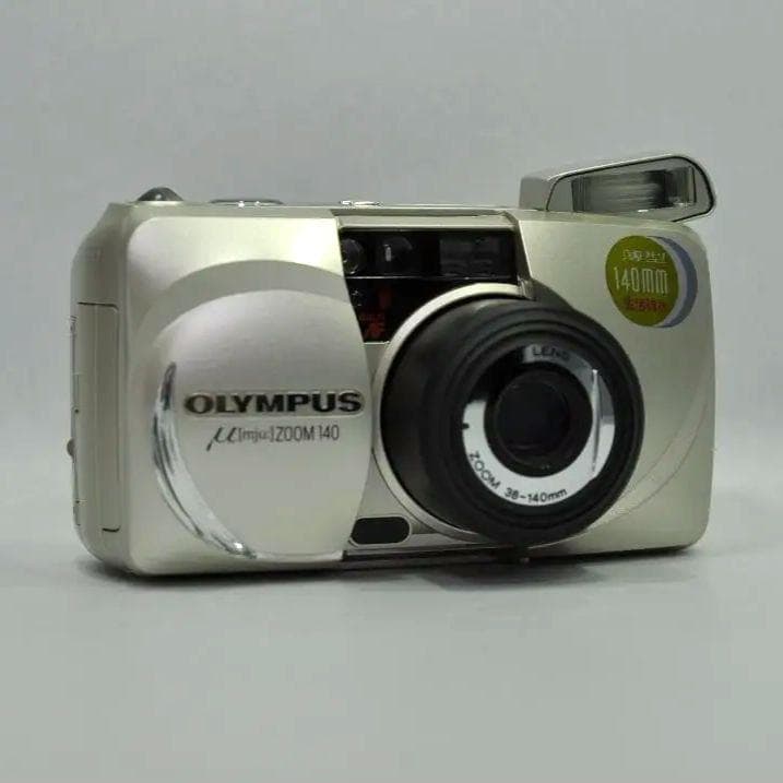 【動作ＯＫ】OLYMPUS μ[mju:] ZOOM 140 コンパクトカメラ