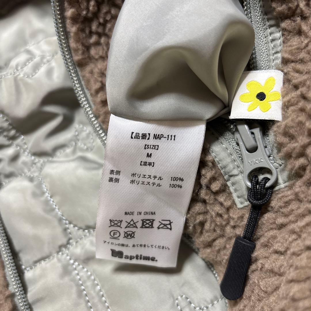 ナップタイム　naptime. Nissy 西島隆弘　チェックシャツ　ボア