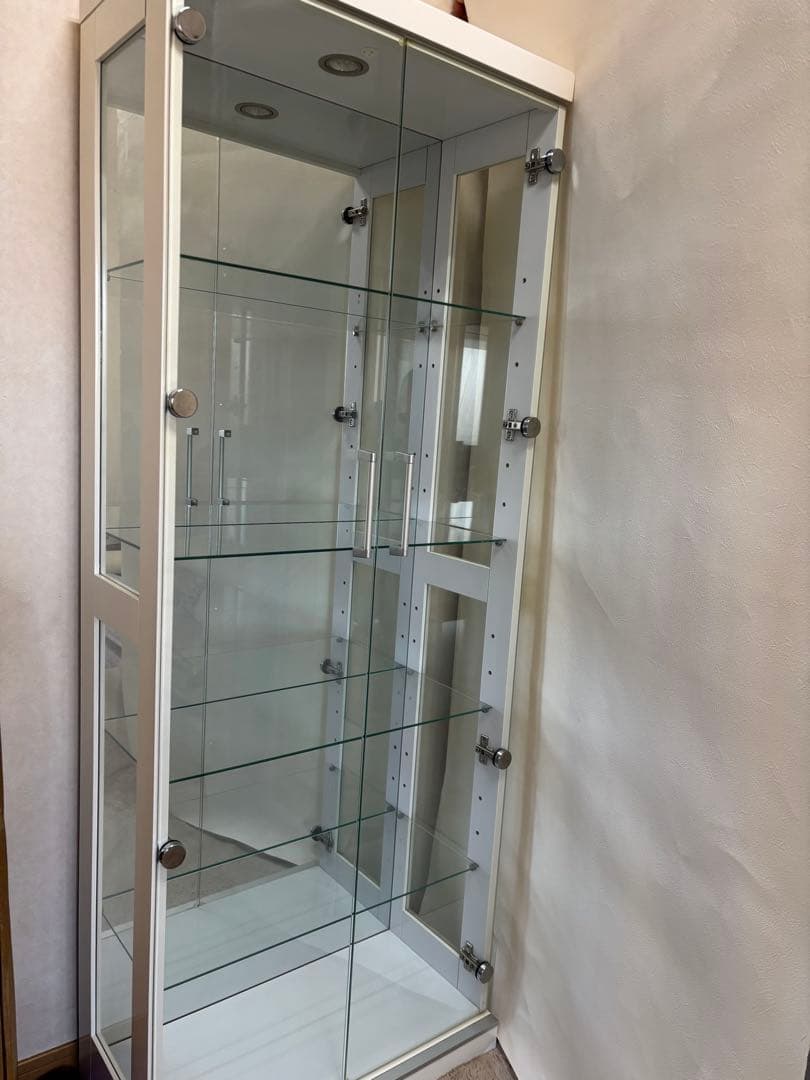 フィギュアケース コレクションケース ディスプレイ棚 LEDライト