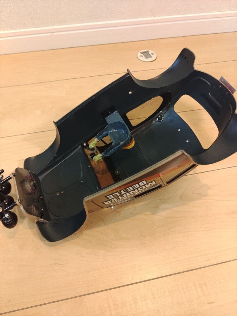 モンスタービートル　サンドベージュ塗装 タミヤ　ラジコン(プロポセット　箱付)