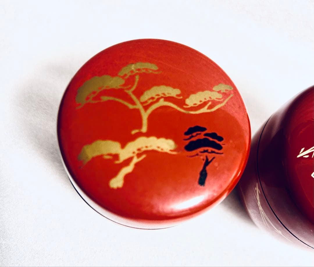 茶道具　棗　中棗　夕顔　玄々斎好写し　4個