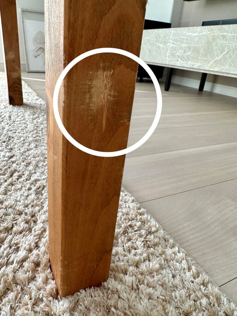 【ま】ダイニングテーブル 日本製 無垢 北欧 135 オイル塗装