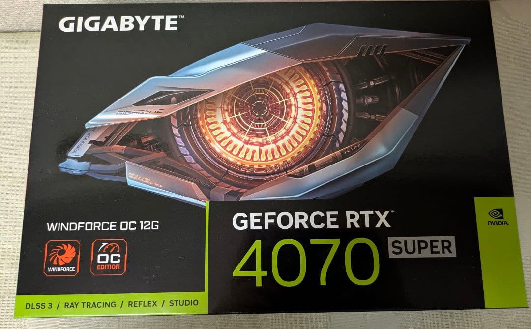 グラフィックボード・グラボ・ビデオカード GIGABYTE GeForce RTX4070 SUPER
