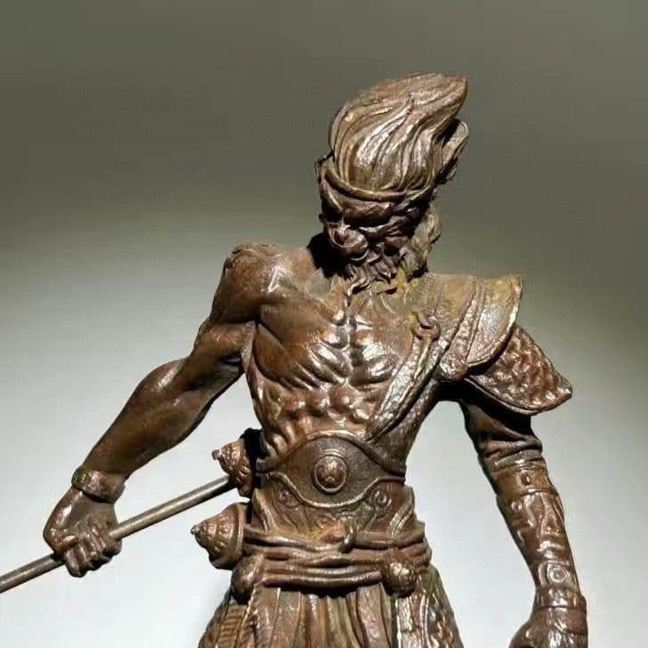 銅像 銅仏 闘勝仏斉天大聖孫悟空仏像 装飾品 工芸品 美術品 置物