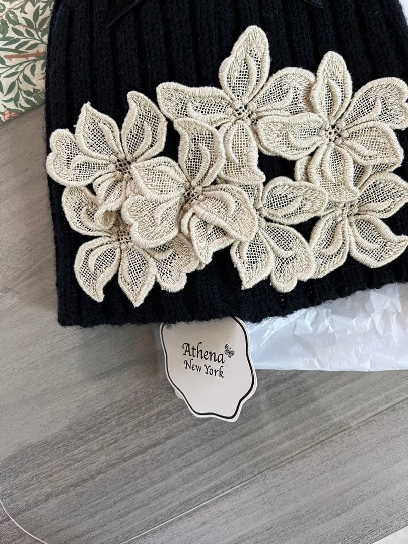 アシーナニューヨークジャスミンニット帽子24AW