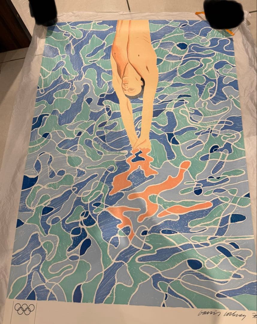 デイヴィッド・ホックニー ミュンヘンオリンピック ポスター 1972年