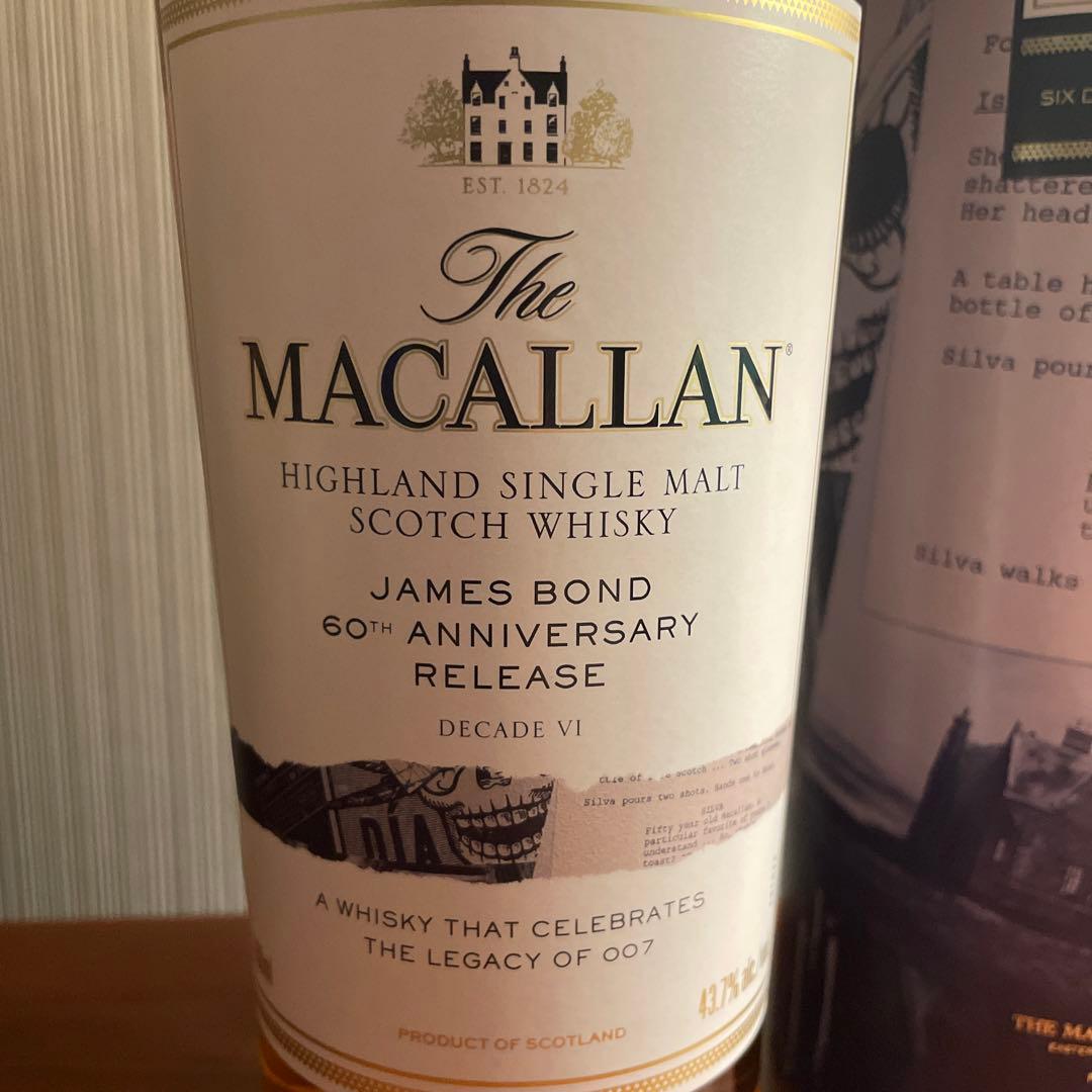 <日本未入荷品・抽選品>MACALLAN 60周年記念　007 DECADE6