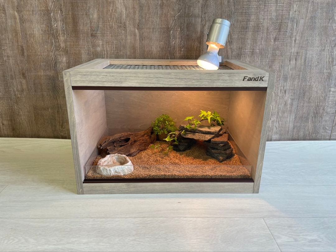 pieni ＦandＫ爬虫類木製ケージ