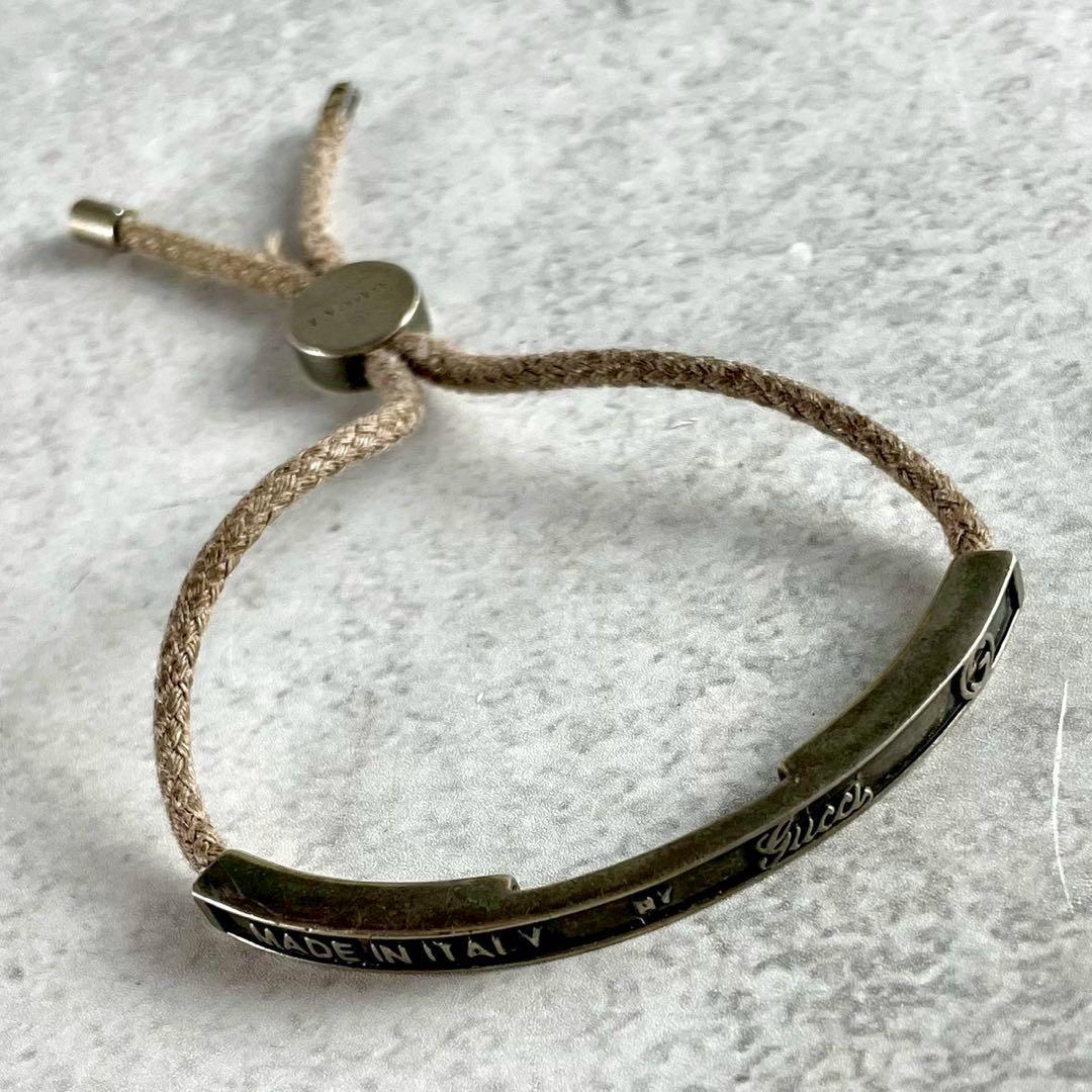 アクセサリー GUCCI Interlocking GG Bracelet 925