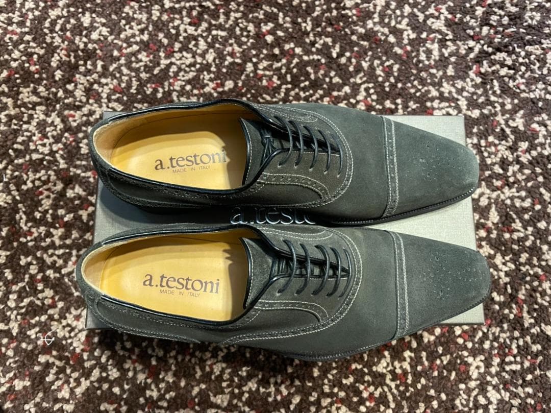 と*の様 【美品】a.testoni（ア・テストーニ）イタリア製　ドレスシューズ
