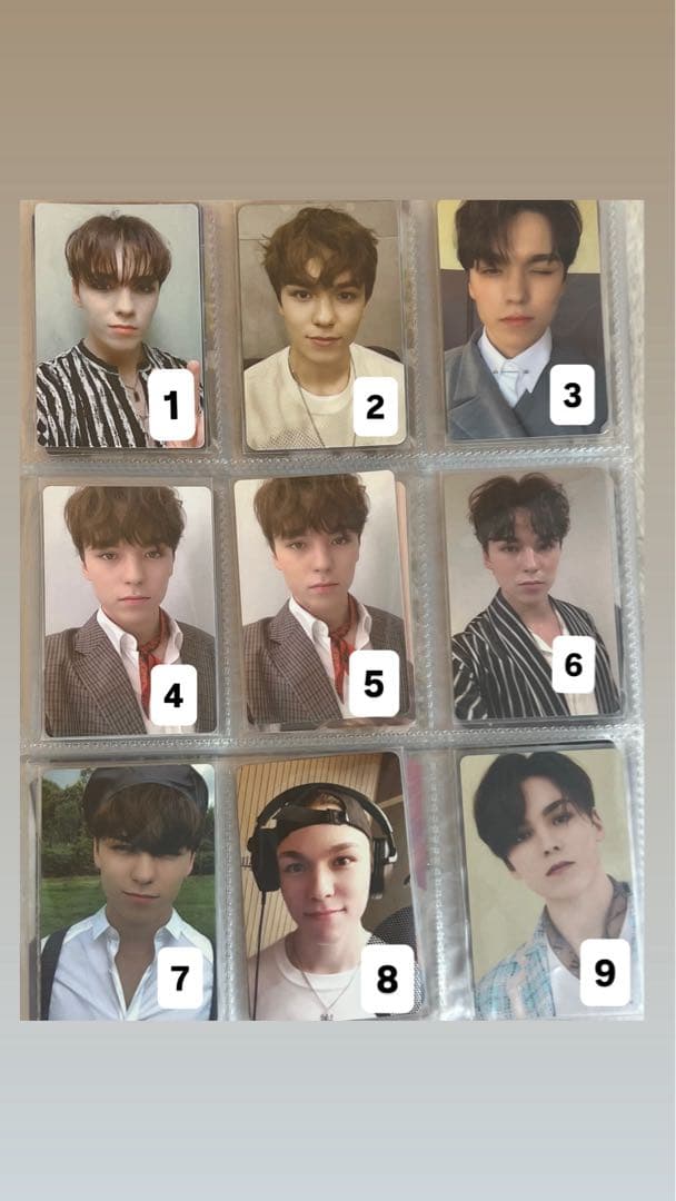 SEVENTEEN バーノン トレカ