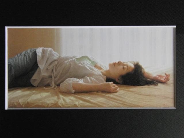 島村　信之、日差し、希少画集画、新品高級額・額装付、状態良好