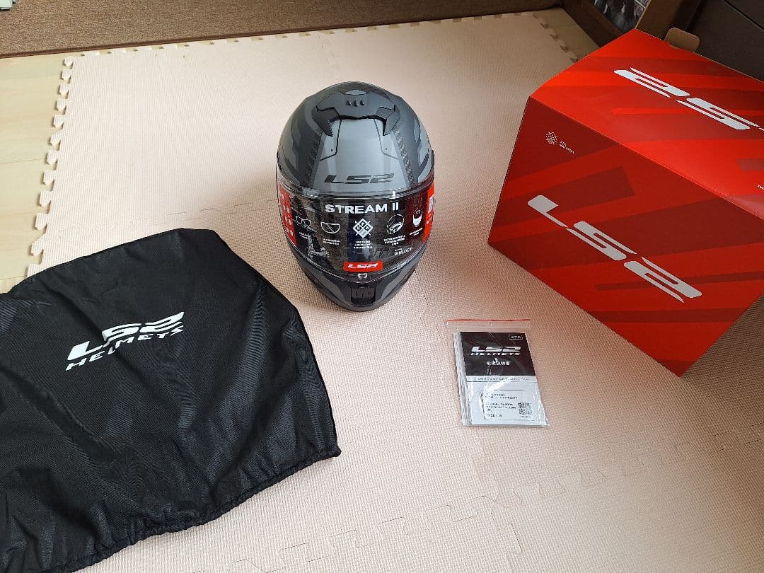 chitama　LS2 FF396 フルフェイスヘルメット グレー