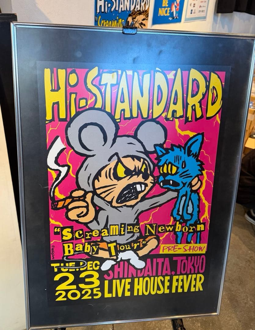 Hi-STANDARD 新代田FEVER 限定 ポスター ハイスタ