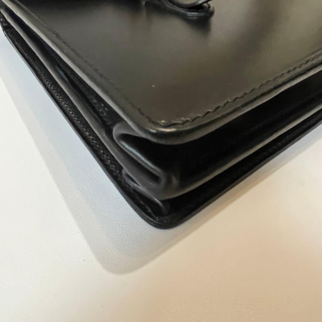 極美品✨グレンロイヤル ビジネスバッグ ブリーフケース ロック ゴールド 黒