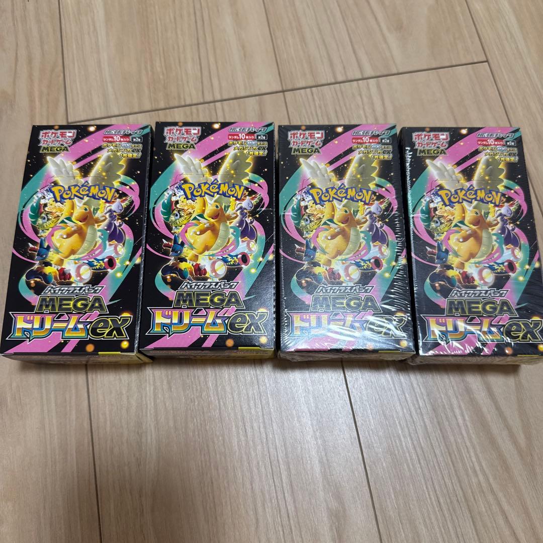 ポケモンカードゲーム MEGA ドリームEX 4パック