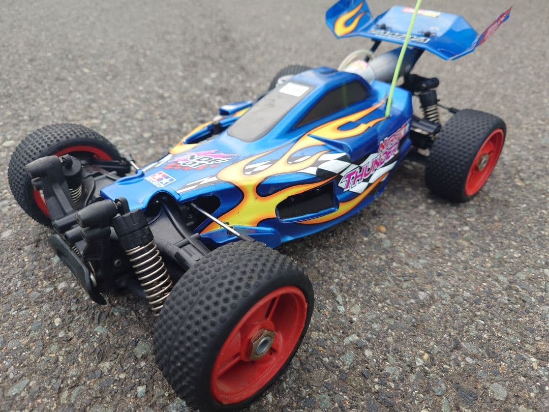 1/10 タミヤ4WDエンジンバギー即走行可