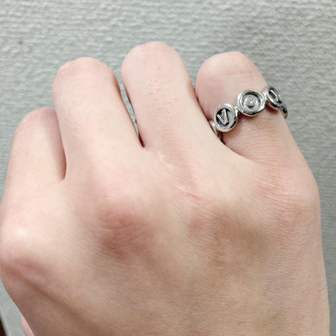 ❝レア品❞ ティファニー アトラス リング 51(11号) WG750 ダイヤ