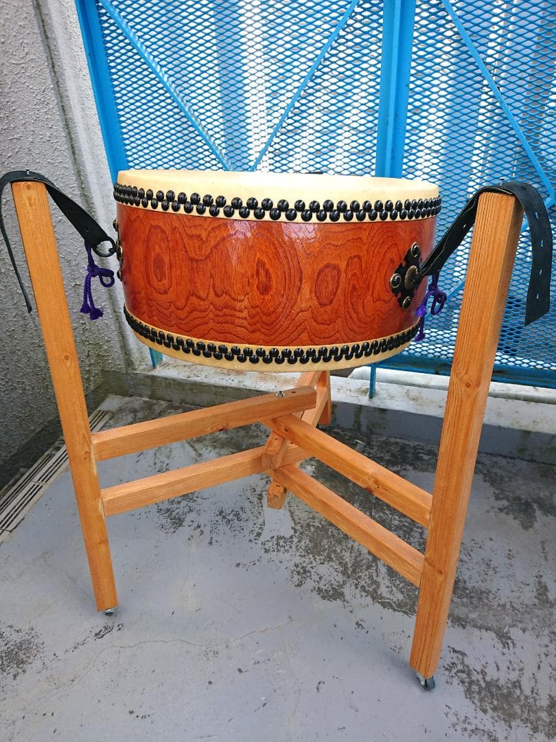 グッチーさん専用【送料無料】１尺５寸平胴太鼓　ケース・バチ付き