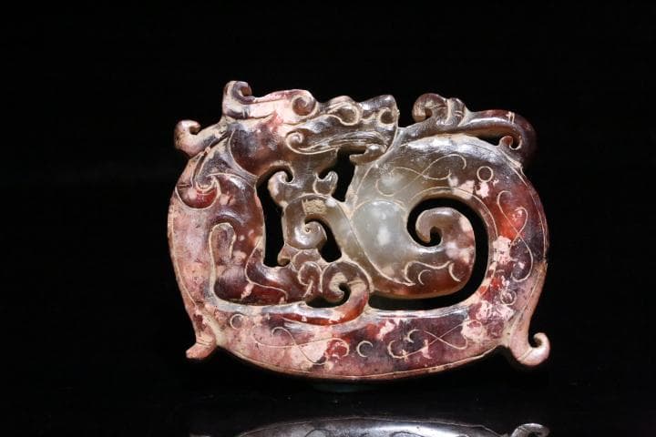 漢代 S竜装身具 中国古和田玉 骨董 ペンダント美術工芸品 收藏品