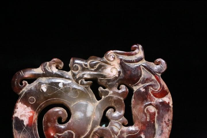 漢代 S竜装身具 中国古和田玉 骨董 ペンダント美術工芸品 收藏品