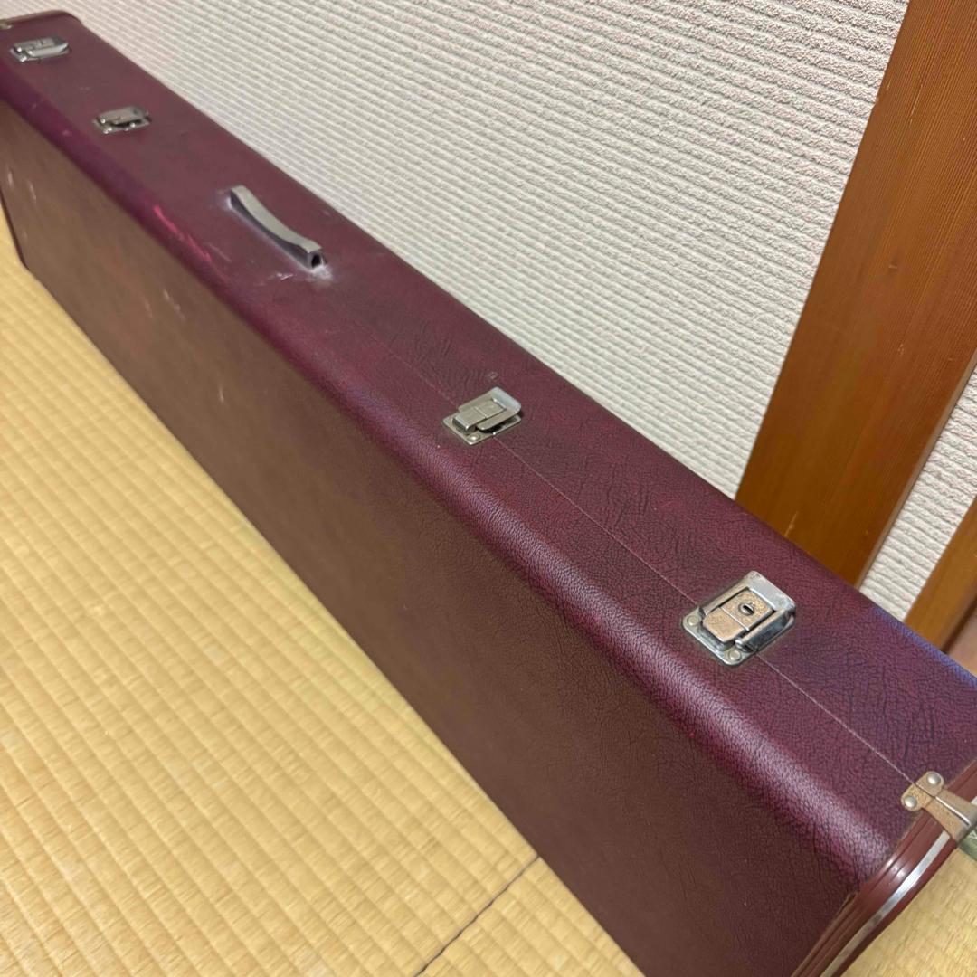 初心者オススメ　中棹　三味線　セット　撥　胴かけ　駒　ハードケース　花梨　丸打胴