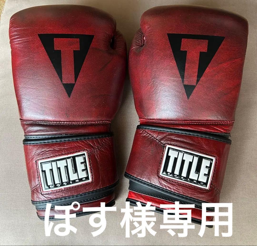 タイトル ボクシンググローブ16オンス