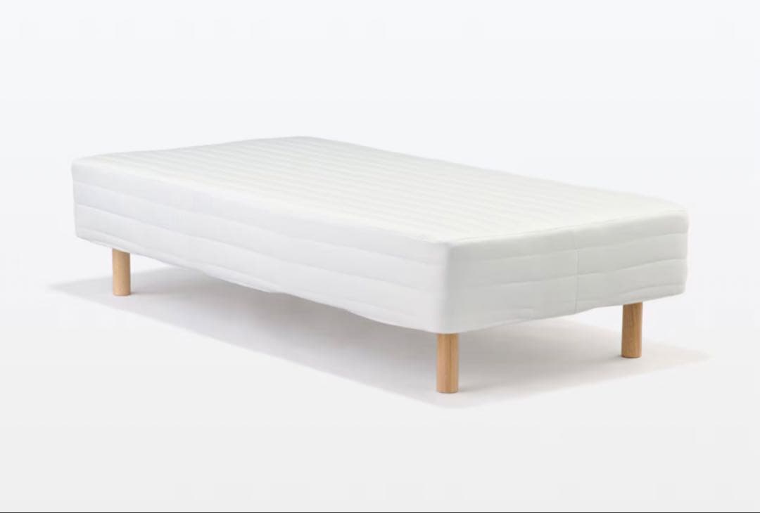 値下げ　無印良品 脚付マットレス 高密度ポケットコイル シングル② 即購入OK