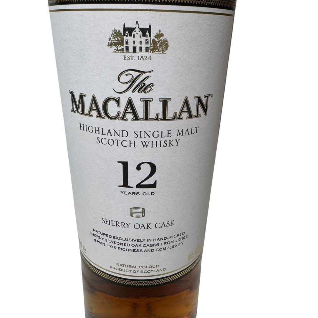 新品未開封ザ・マッカラン 12年 シェリーオークカスク700ml