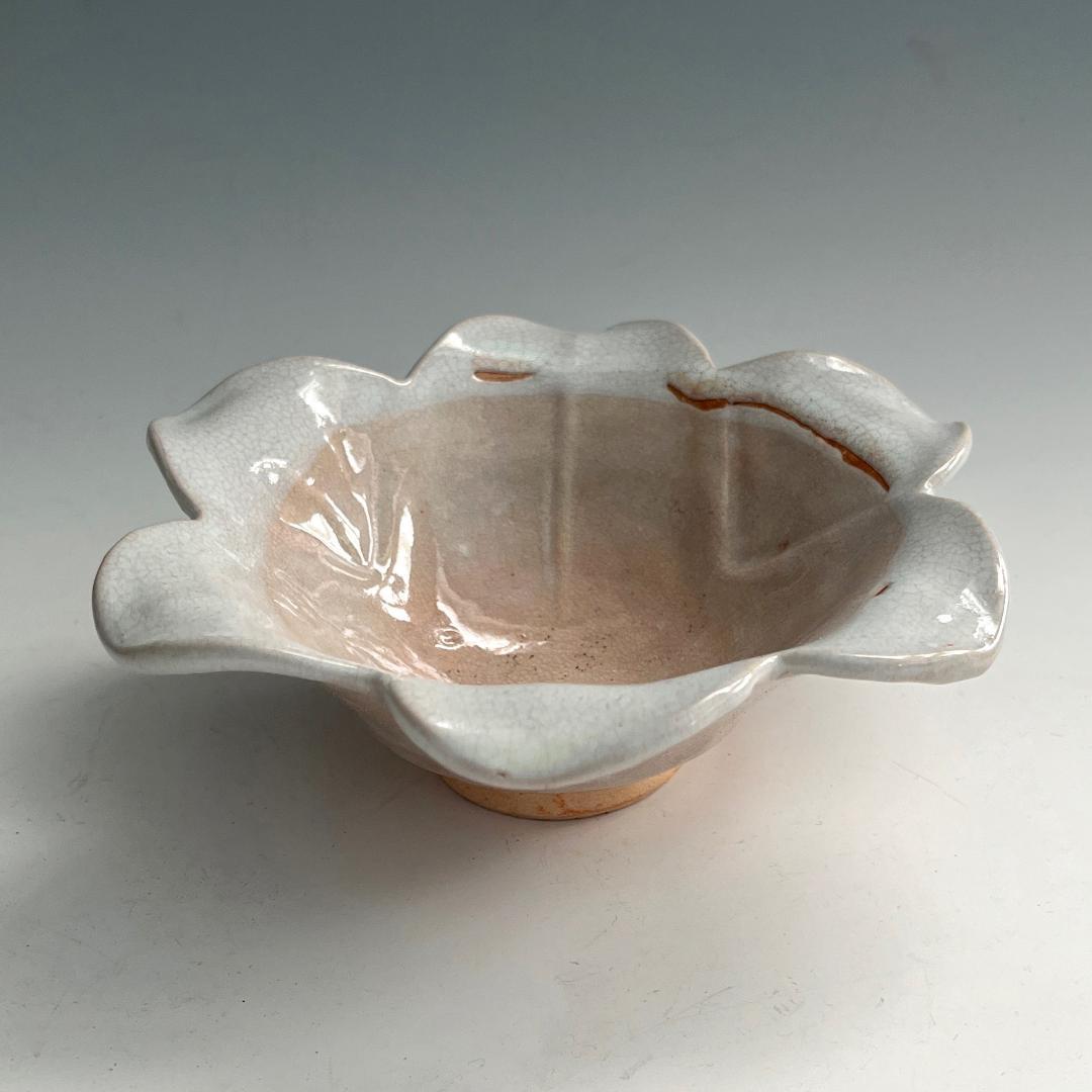 タ*カ様 萩焼 11客 菓子鉢 萩 輪花 百合花形向付 皿 茶道具 煎茶