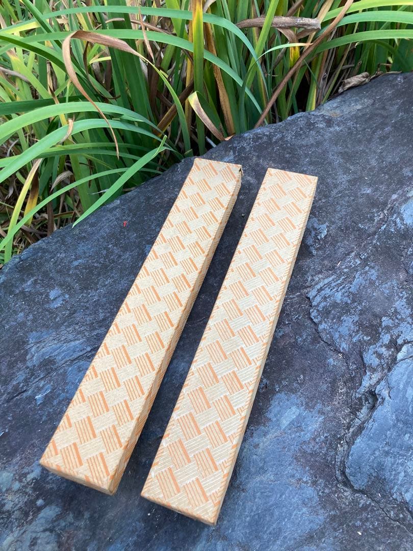 明月 漆塗り 花模様 箸セット