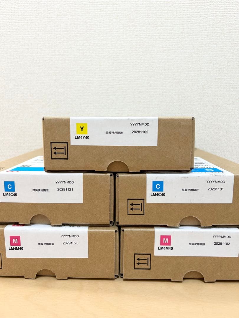 EPSON LM-C400用インクカートリッジ LM4C40 LM4M40