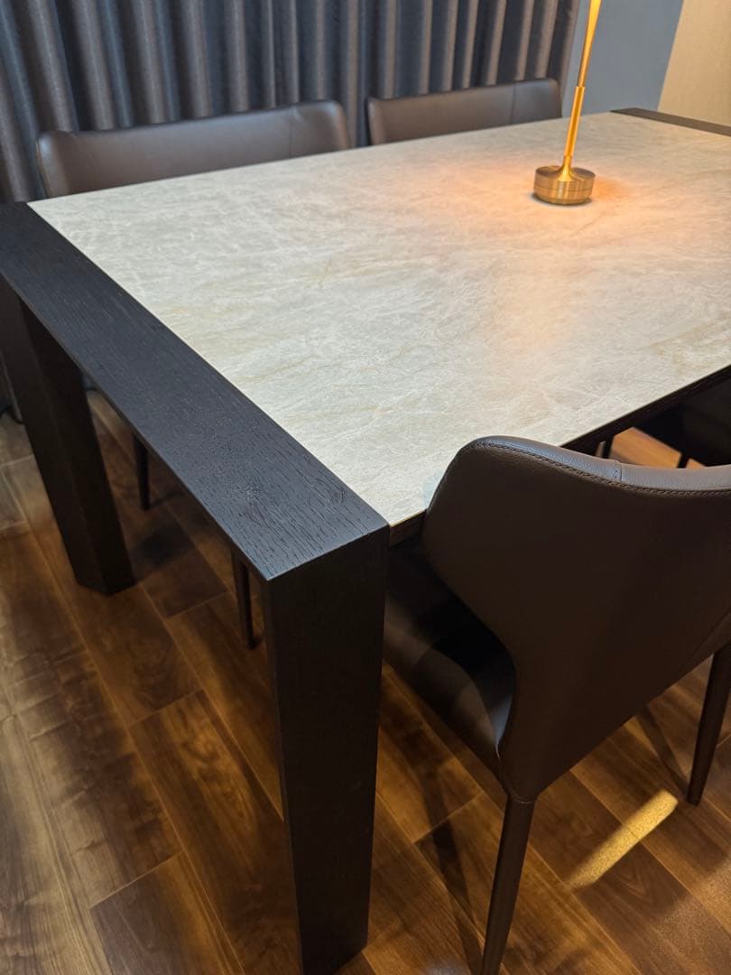 【グェン1/3回目】アルモニア｜ダイニングテーブルセット（チェア4脚）