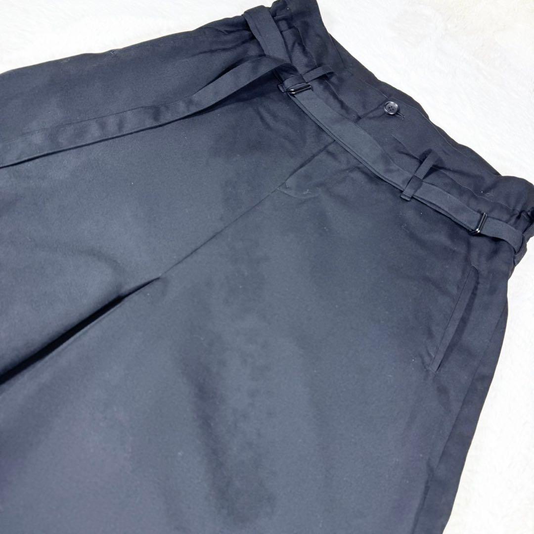 yohji yamamoto collections ベルト付 ワイドパンツ M