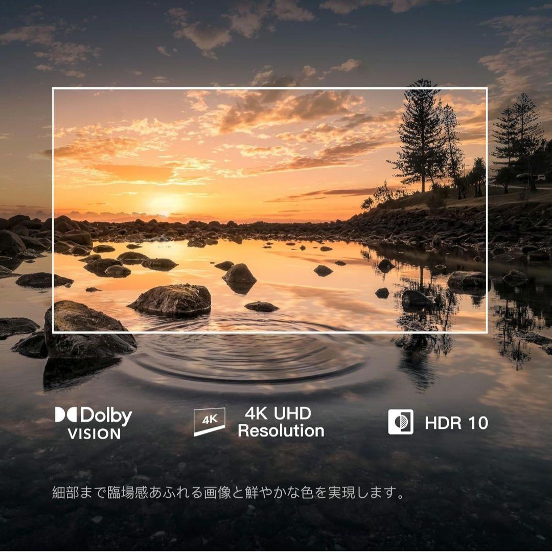 FPD 43型 UHD 4K テレビ GoogleTV 2024 チューナーレス