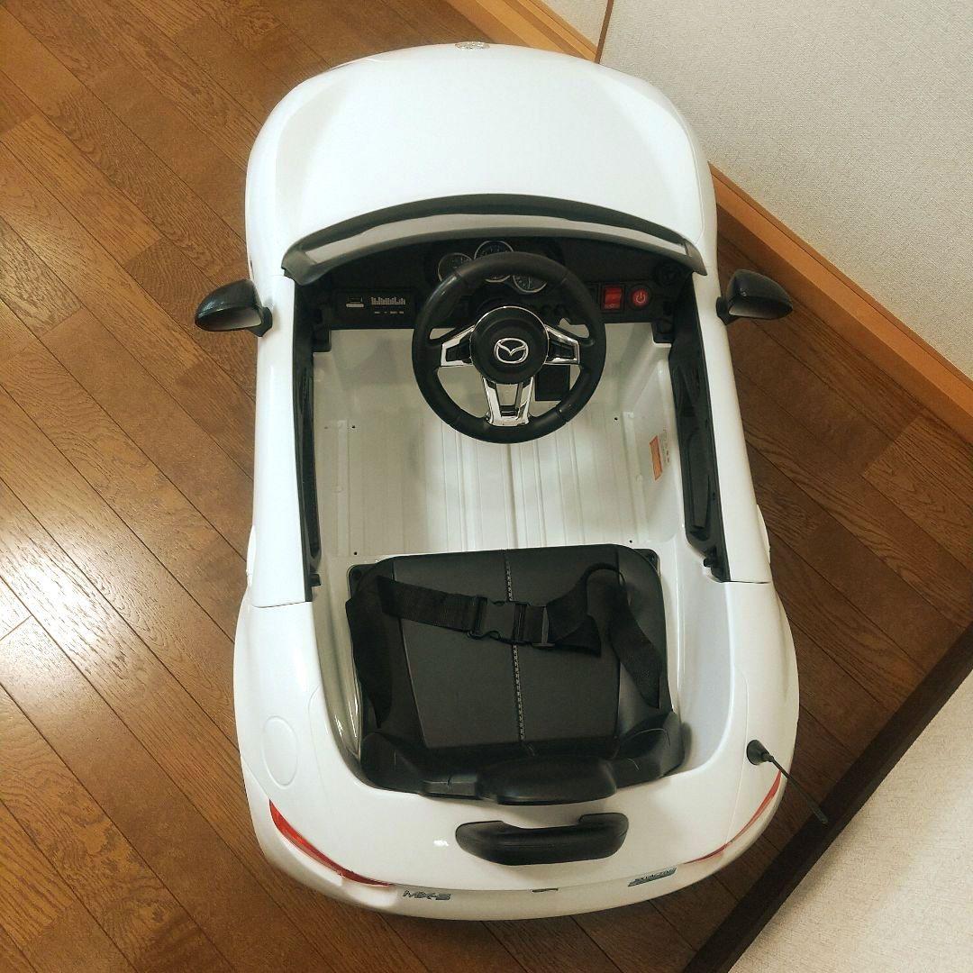電動乗用ラジコンカー Mazda MX-5 US ロードスター　ホワイト