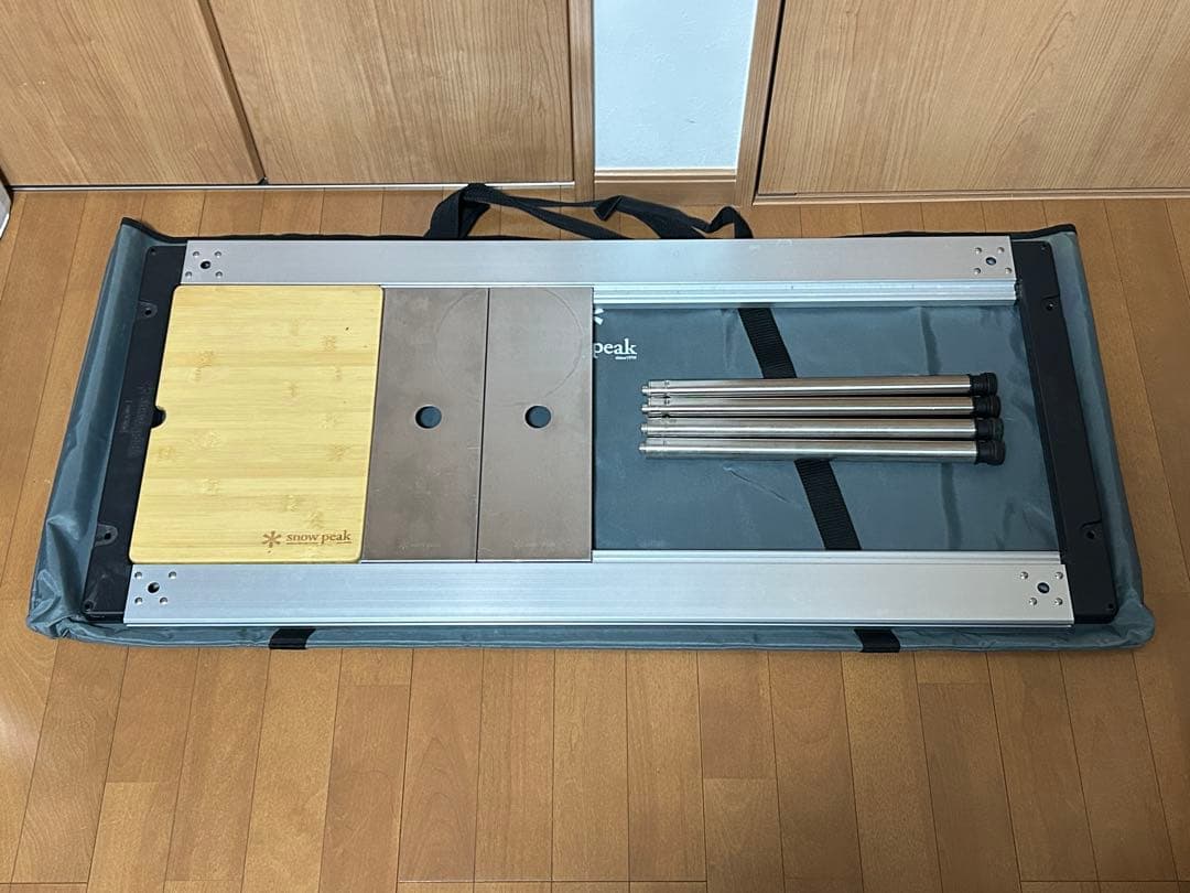 スノーピーク アイアングリルテーブルロング＋オプション多数セット