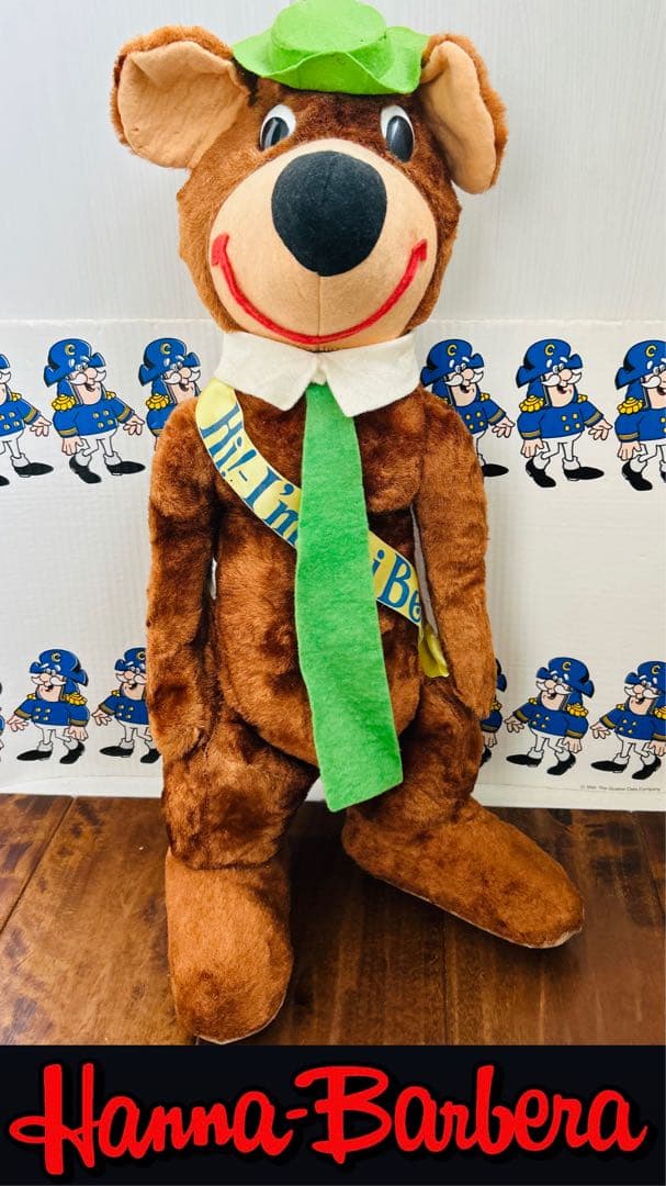 60'Hi!-I'm Yogi Bear Plush Doll ヨギーベア特大