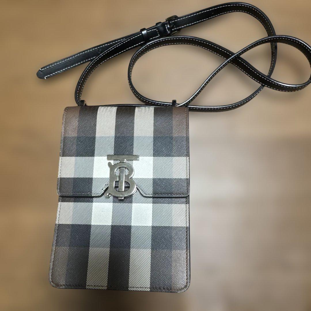 s*i様 Burberry チェック柄 ショルダーバッグ　TB