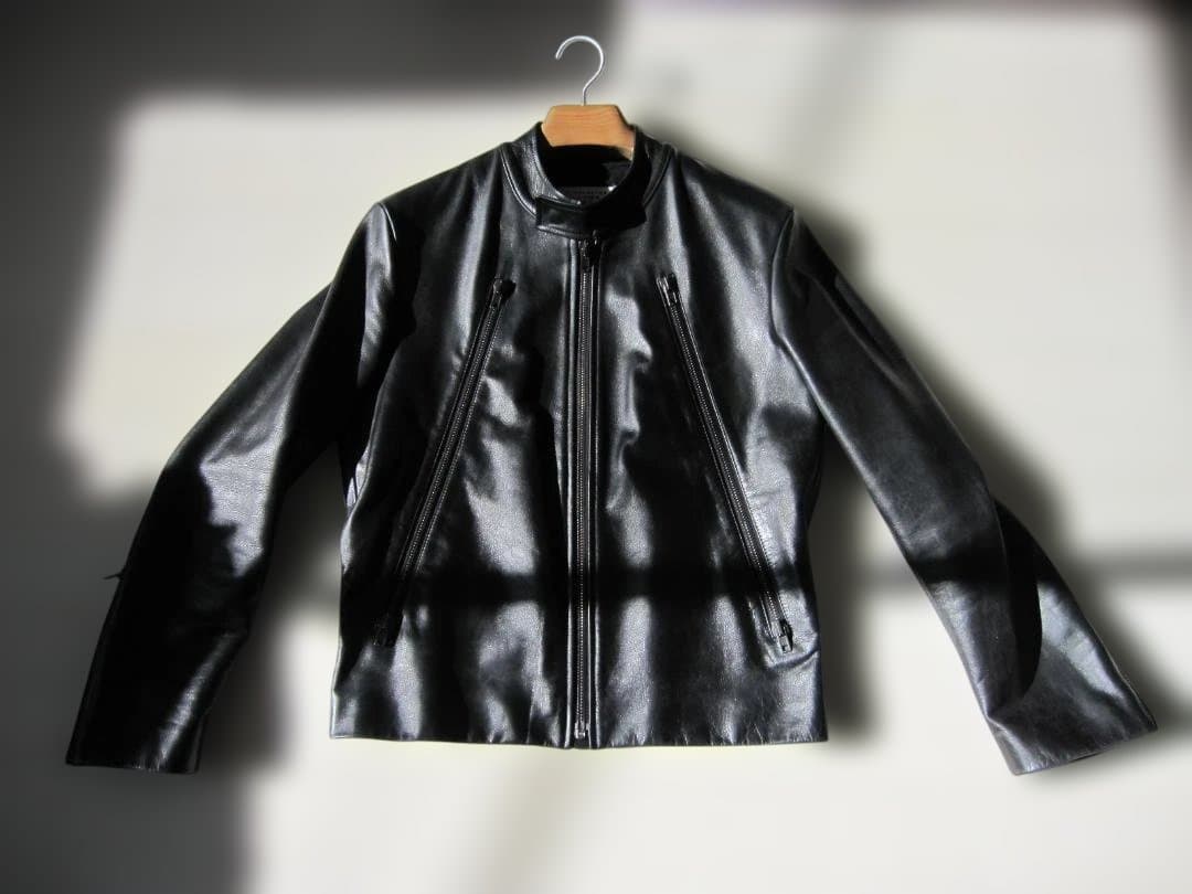 box.E 　Maison Margiela 5zip ハの字ライダース