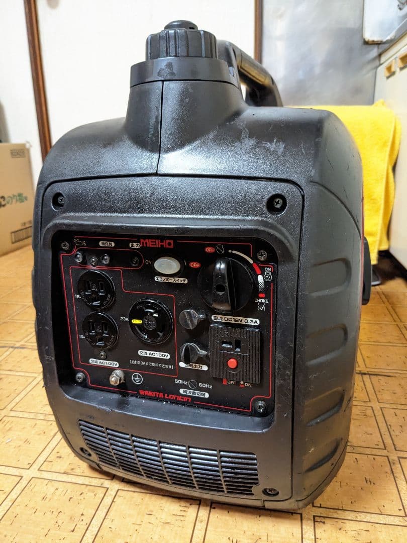 ワキタHPG2300isインバータ発電機、ジャンク。