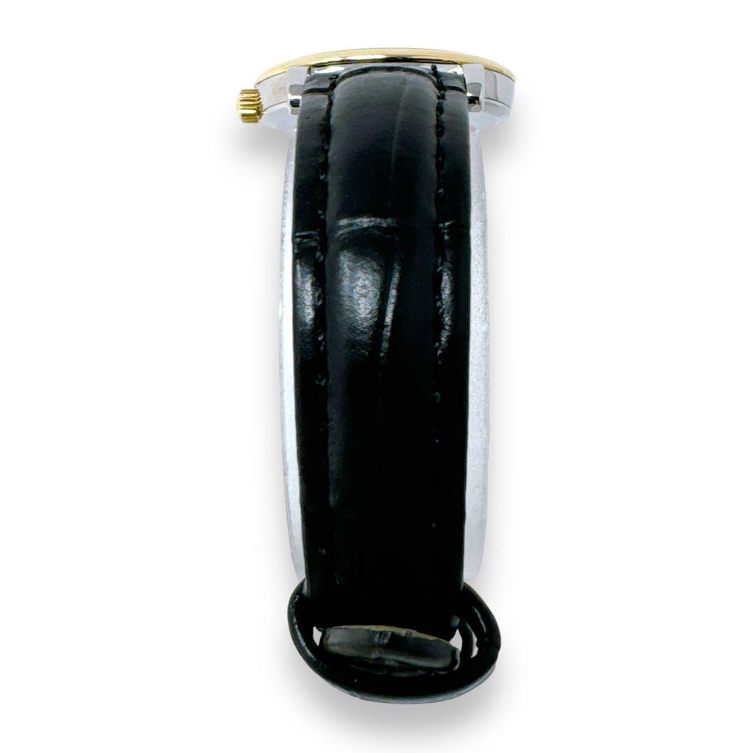 オメガ デビル プレステージ コンビ 革ベルト クオーツ レディース 時計 稼働